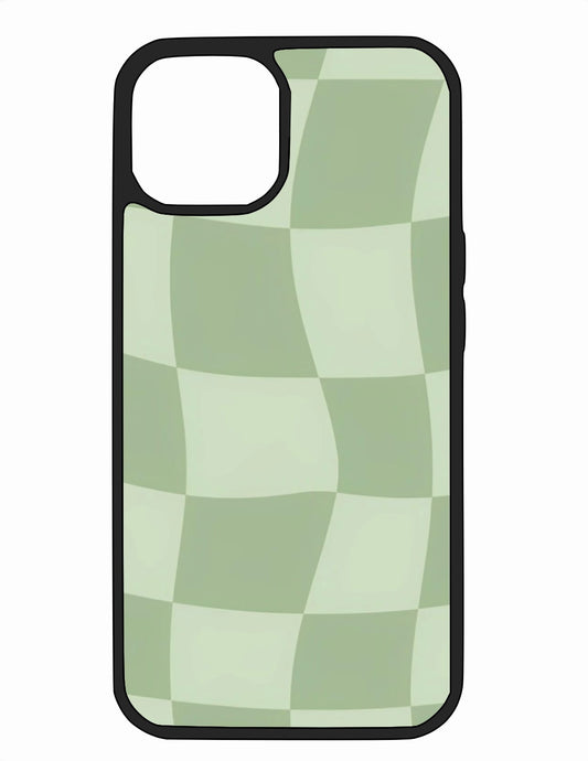 Green Plaid iPhone Case