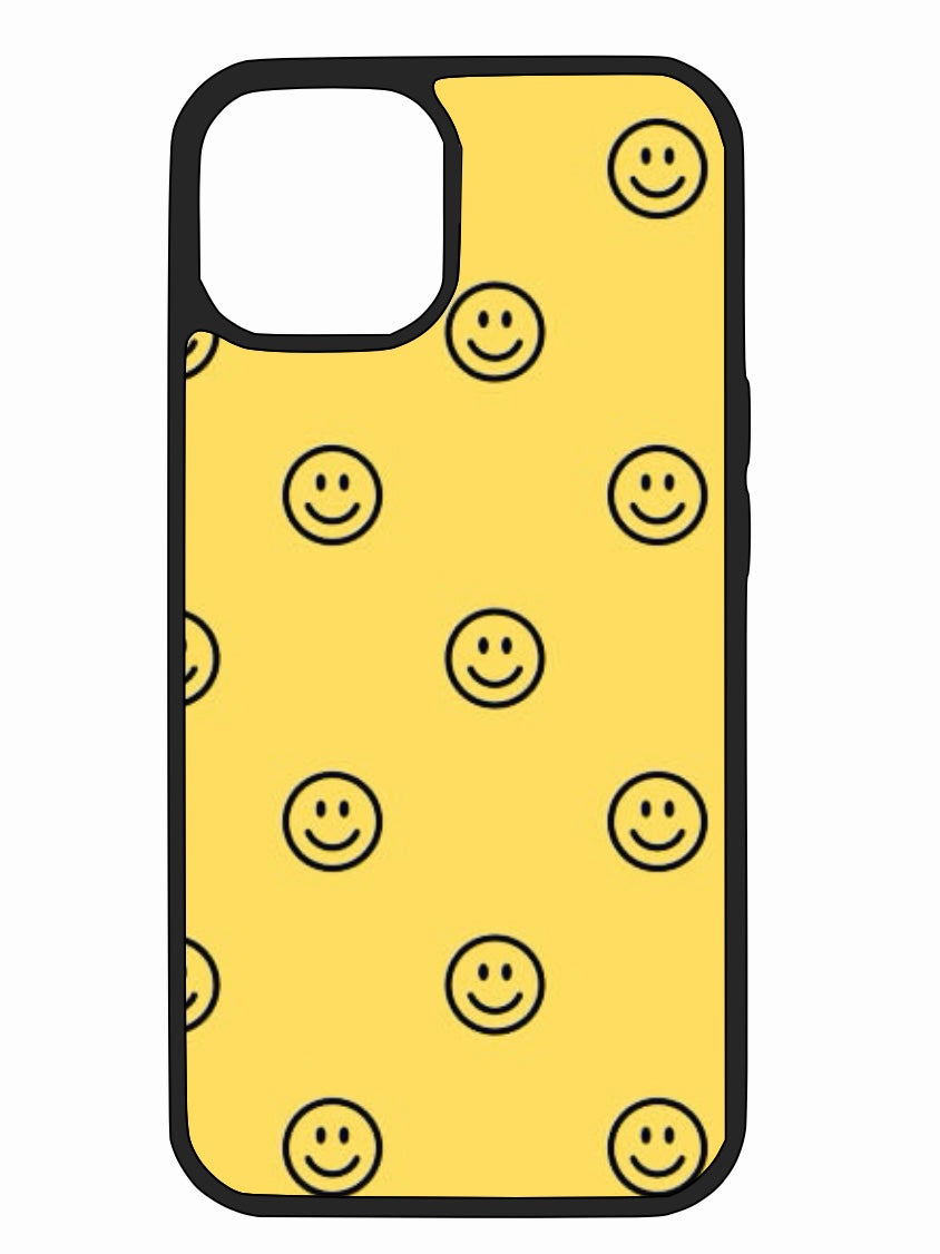 Yellow Smiley Faces iPhone Case