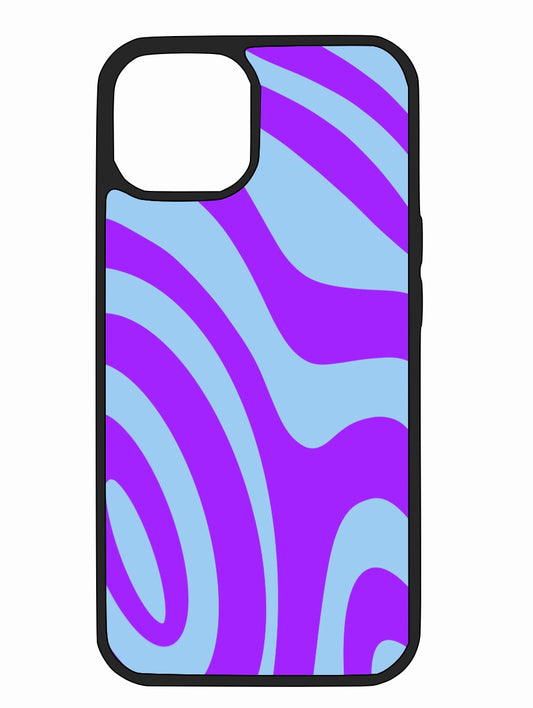 Purple and Blue iPhone Case