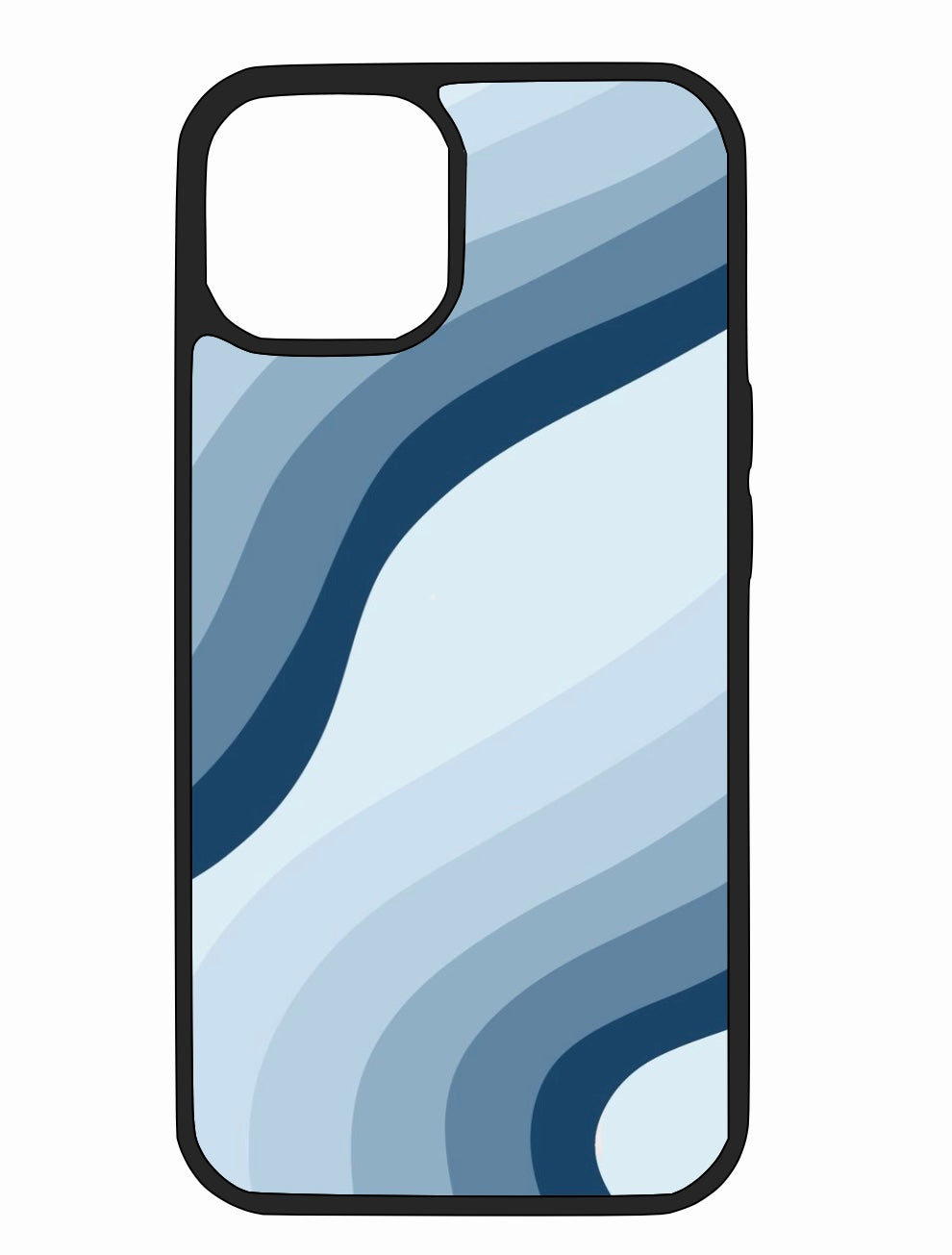 Blue Waves iPhone Case