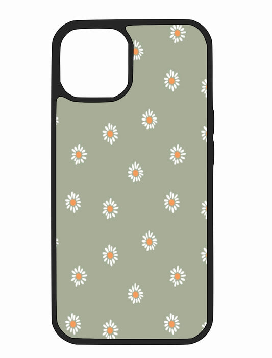 Green Flowered iPhone Case