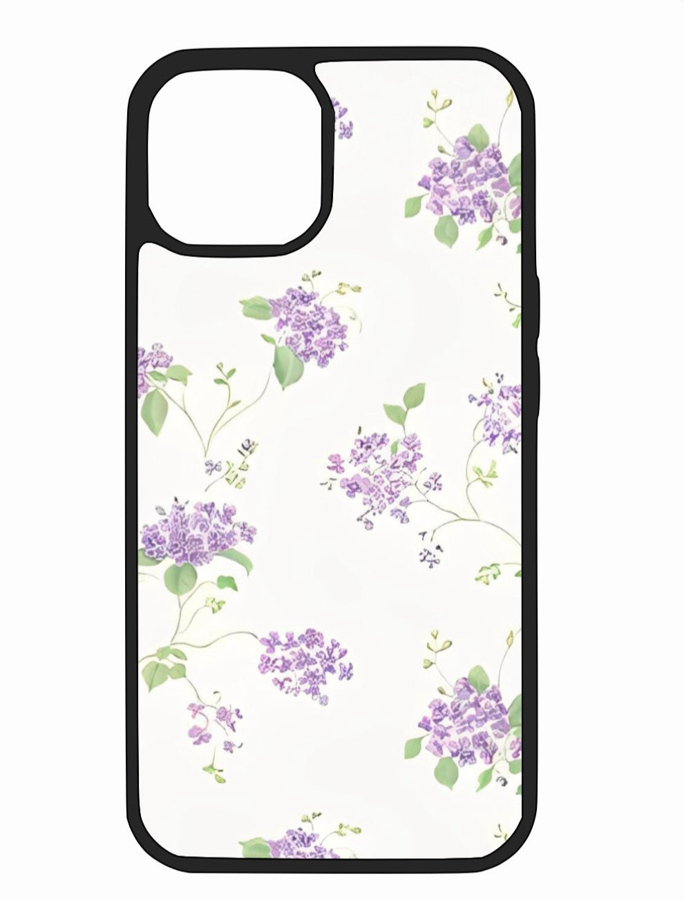 Purple Flowers iPhone Case