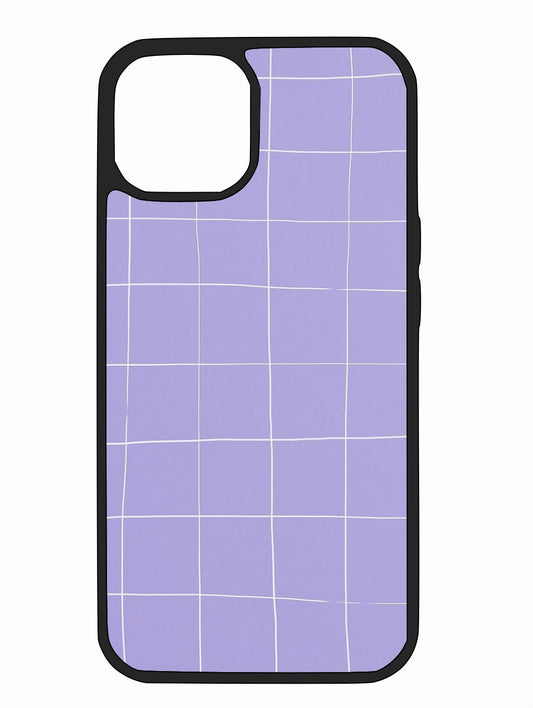 Purple Plaid iPhone Case